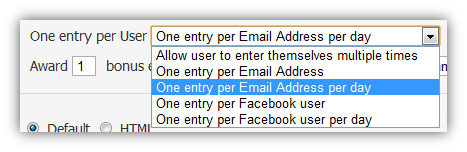 Set Your Sweepstakes to Allow “One Entry per Email per Day”