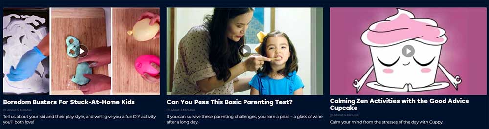 video marketing quiz example