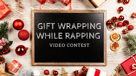 Gift Wrap Facebook Live Giveaway Contest Idea