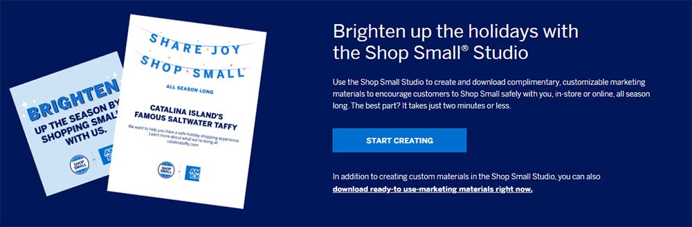 small business cyber week marketing example