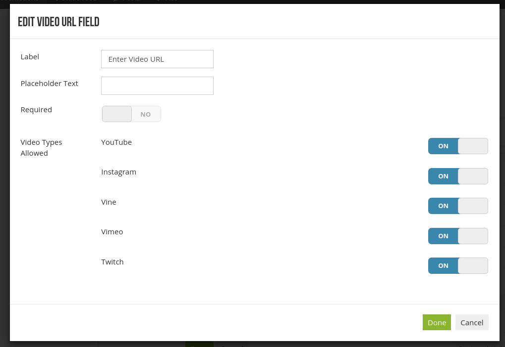 Video platforms