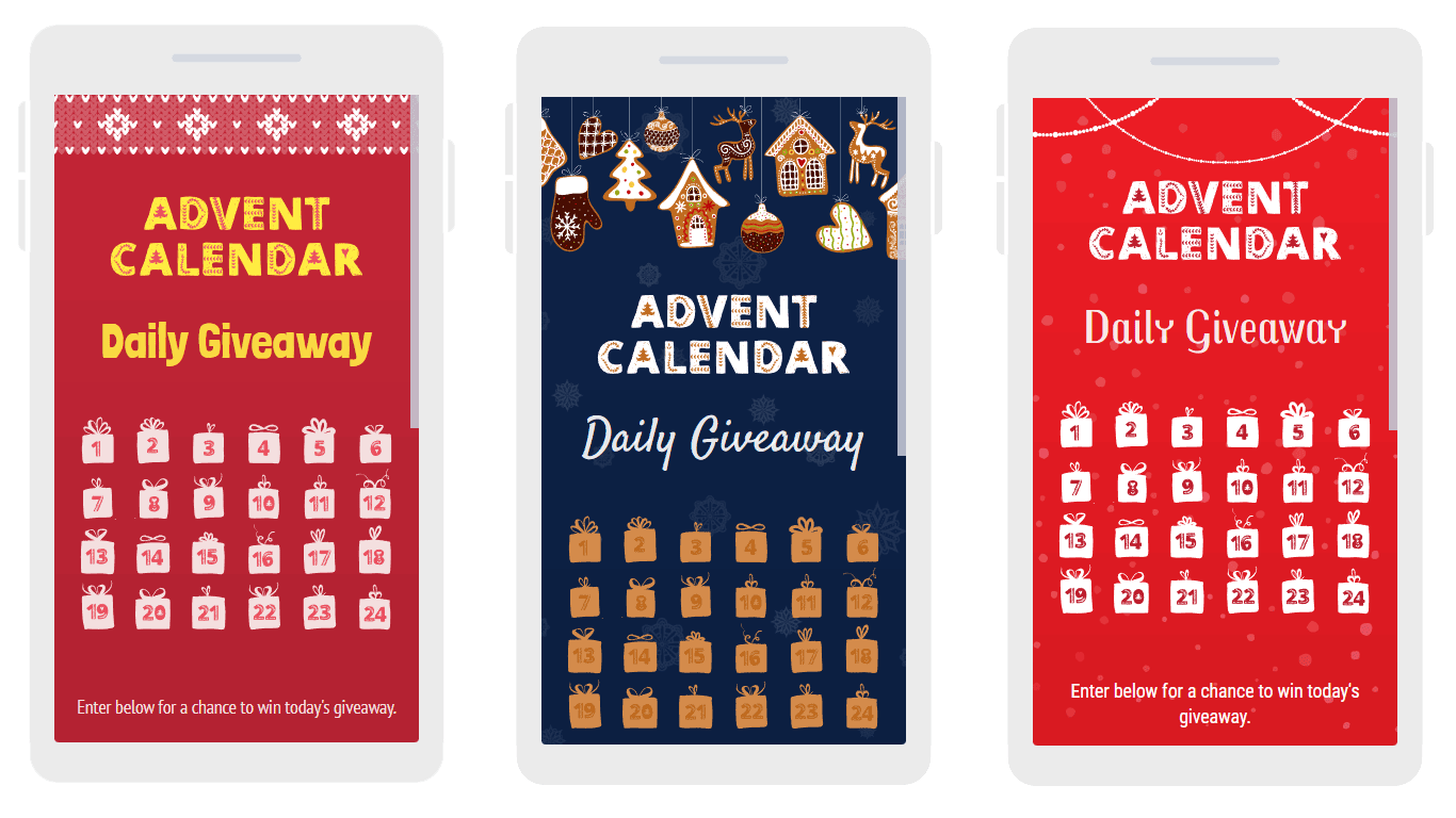 How to Setup an Advent Calendar Daily Giveaway Promo